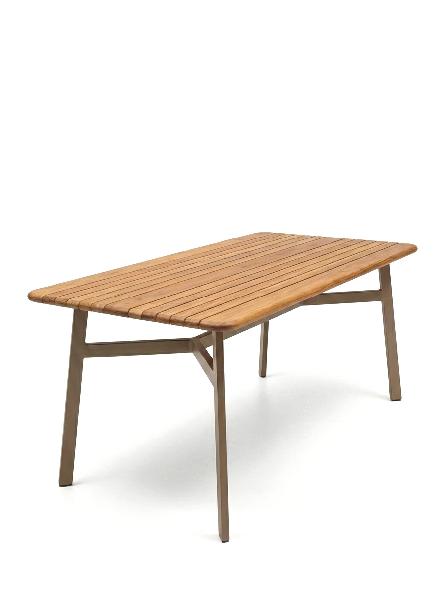 Mesa Sienna Retangular Mesa Sienna Tampo Madeira